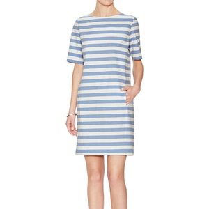 Steven Alan Soren Stripe Shift Dress Blue White P